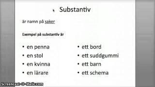 Grammatik  första lektionen [upl. by Landau]