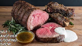 how to make a PRIME RIB DINNER from START TO FINISH [upl. by Sille]