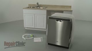 Whirlpool Dishwasher Installation Model WDF520PADM [upl. by Dolan]