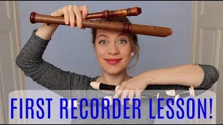 Your first RECORDER LESSON  Team Recorder BASICS [upl. by Nit936]