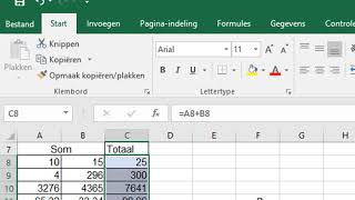 Berekeningen maken in Excel [upl. by Macdonald]