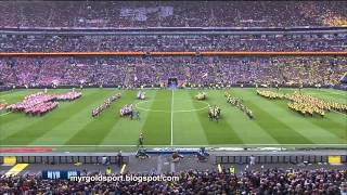 2013 UEFA Champions League Final Opening Ceremony Wembley Stadium London [upl. by Roby654]