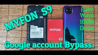 Myfon s9 google account bypass [upl. by Christen346]