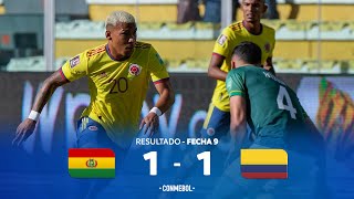 Eliminatorias Sudamericanas  Bolivia 11 Colombia  Fecha 9 [upl. by Eserehc]