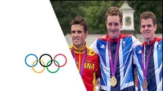 Alistair Brownlee Wins Mens Triathlon Gold  London 2012 Olympics [upl. by Doi881]