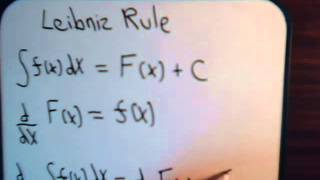 Differentiation Of Integrals Leibniz Rule  Part 1 [upl. by Annid]