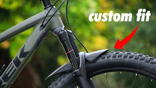 After the perfect Mudguard Lets make one  The Fully Customizable MTB Fender [upl. by Enirehtahc]