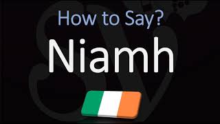 How to Pronounce Niamh CORRECTLY Irish Names Pronunciation [upl. by Brose]