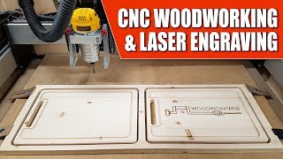 CNC Woodworking amp Laser Engraving Machines in the Workshop [upl. by Girardo505]