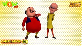 Motu Patlu  Non stop 3 episodes  3D Animation for kids  142 [upl. by Eednim]