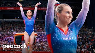 MyKayla Skinner Last Vault at Olympic Trials  Golden The Journey of USAs Elite Gymnasts  Peacock [upl. by Ysak679]