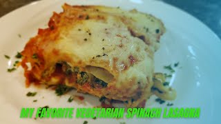 Vegetarian Spinach Lasagna  Really Really Delicious [upl. by Orrin35]