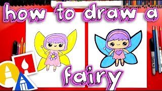 How To Draw A Cute Fairy [upl. by Nedle]