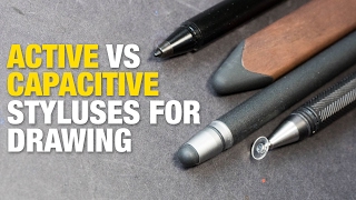 Active vs Capacitive Styluses for Drawing [upl. by Aneryc]