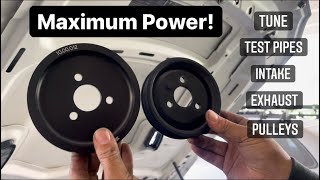 Adding More Horsepower E92 M3 Underdrive Pulley Kit Install and Review E90 E93 BMW [upl. by Annahgiel]