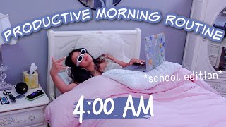 INSANELY PRODUCTIVE HIGH SCHOOL MORNING ROUTINE [upl. by Khalid154]