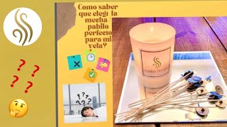 PABILO CORRECTO PARA VELAS DE SOJA AROMATICAS [upl. by Piero]