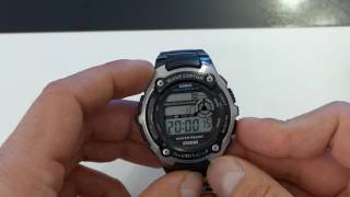 Casio Wave Ceptor Funkzeit einstellen [upl. by Thier]