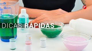 DICAS RÁPIDAS  Como fazer Slime [upl. by Jeremiah]