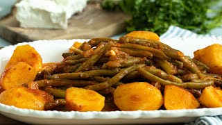 Fasolakia Greek Green Bean Casserole for Thanksgiving [upl. by Valerian]