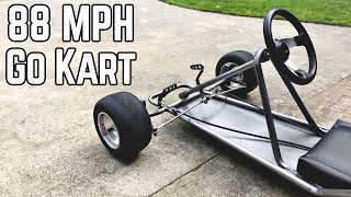 88 MPH DeLorean Kart Build Pt1  Vintage Go Kart Chassis [upl. by Milty5]