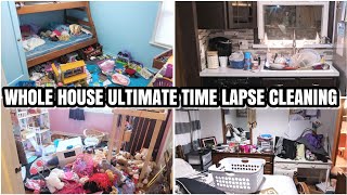 TIME LAPSE CLEANING  ACTUAL MESSY HOUSE [upl. by Airda67]