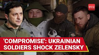 If You Dont Compromise Ukrainian Soldiers Enraged After ZelenskyTrump Fight [upl. by Brod]