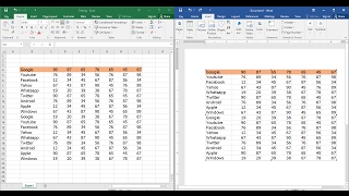 How to Insert amp Link Entire MS Excel Sheet Into Word Easy [upl. by Isia]