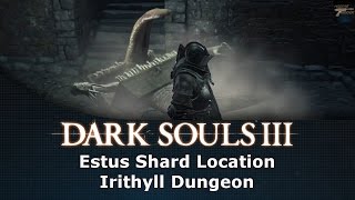 Dark Souls III Estus Shard Location Irithyll Dungeon [upl. by Nnahs]