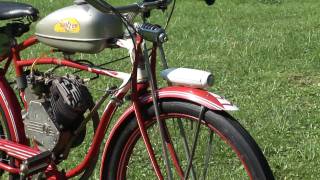 Whizzer Moped 1948 Vintage [upl. by Adnwahsor]