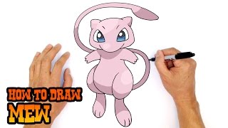 How to Draw Pokemon  Mew [upl. by Keane]