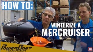 How to Winterize a Mercruiser Sterndrive  My Boat DIY [upl. by Juakn811]