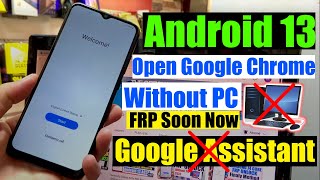 New Method Samsung Android 13 FRP Bypass Open Google Chrome Without Pc [upl. by Meggi8]