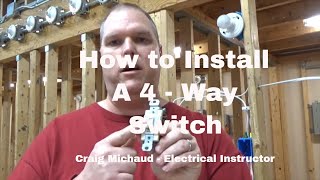 4way switch Install Beginners [upl. by Maddi898]