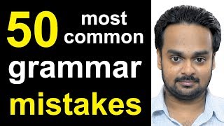 50 MOST COMMON MISTAKES in English Grammar  Error Identification amp Correction [upl. by Vonnie170]