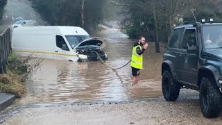 Rufford Ford  Vehicles vs DEEP water compilation  12 [upl. by Ennaira]