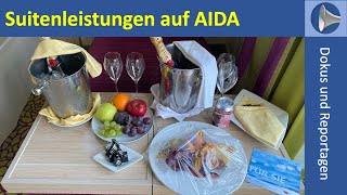 Lohnt sich eine Suite auf AIDA  Suitenleistungen im Überblick [upl. by Eimam]