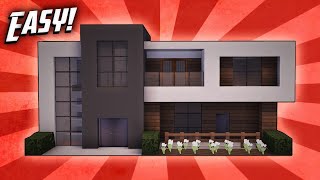 Minecraft How To Build A Small Modern House Tutorial 13 [upl. by Eronel]