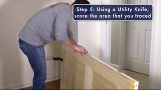 How To Replace and Install an Interior Door [upl. by Wiedmann901]