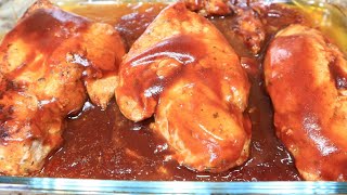 Juicy BBQ Chicken Breast Recipe [upl. by Dannon]