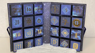 Advent Calendar Book  Tutorial [upl. by Nolyaw]