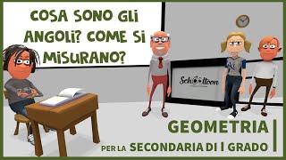 Cosa sono gli angoli e come si misurano  Geometria  Secondaria di Primo Grado [upl. by Enreval610]