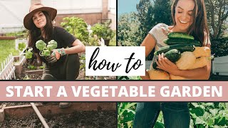 How To Start A Vegetable Garden  Gardening Tips [upl. by Aznecniv]