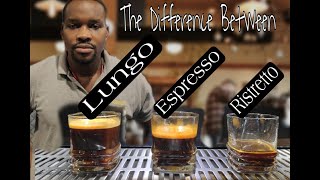 How to make a Ristretto Espresso amp Lungo Difference [upl. by Ynneb]