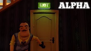 HELLO NEIGHBOR ALPHA GAMEPLAY WALKTHROUGH [upl. by Siriso338]