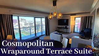 Cosmopolitan Las Vegas  Wraparound Terrace Suite  Fountain View [upl. by Guidotti141]