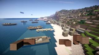 Gallipoli in Minecraft® Anzac Cove [upl. by Enailil]