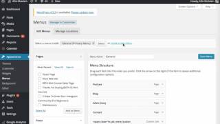 How To Link Your Pages To Your Navigation Menu On WordPress [upl. by Judy]