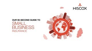 Small Business Insurance 90 second guide  Hiscox [upl. by Kumler]