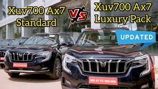 Mahindra XUV700 Ax7 vs Ax7L Luxury  Details About Luxury pack Price amp Features [upl. by Tiertza]